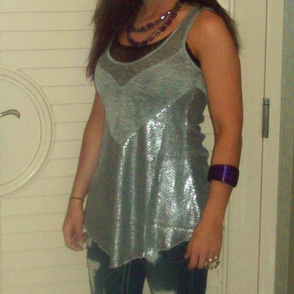 Bling Sequin tank top camisole